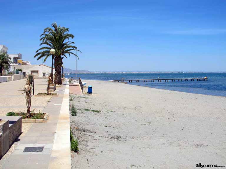 Playa Los Urrutias. Playas del Mar Menor