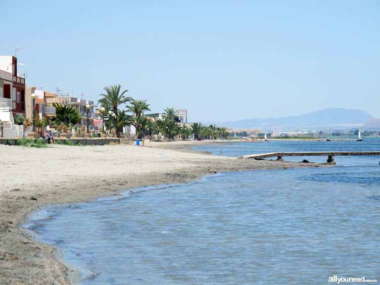Playa Los Urrutias. Playas del Mar Menor