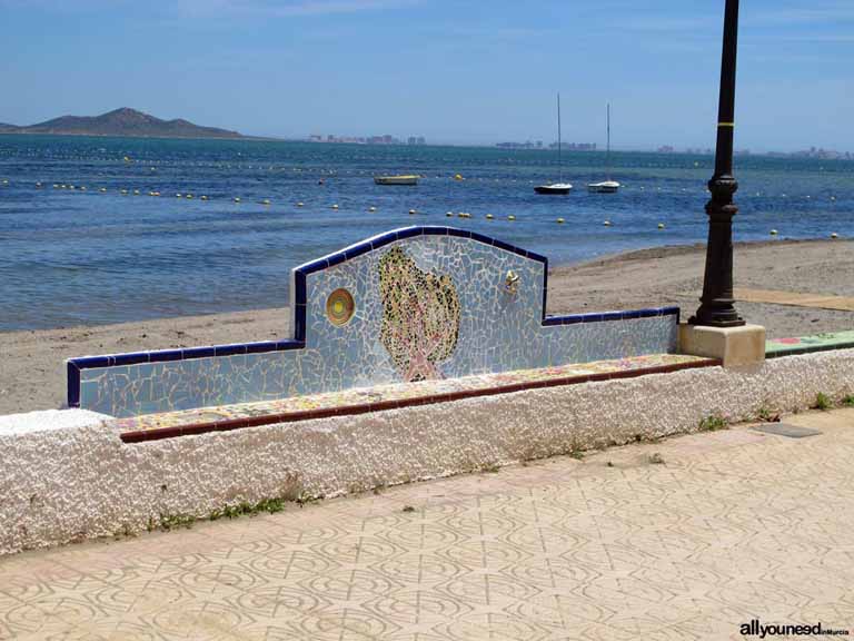 Playa Los Urrutias. Playas del Mar Menor