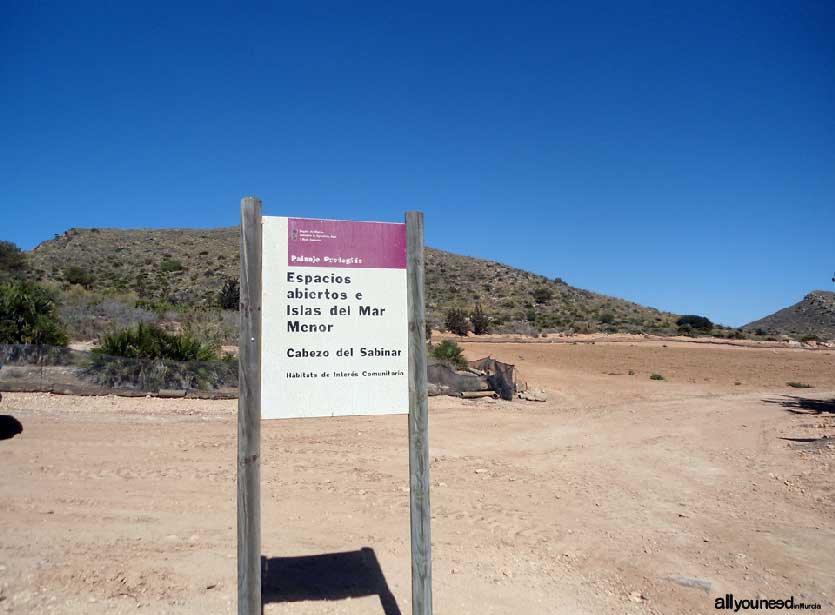 El Cabezo del Sabinar. Espacios abiertos e islas del Mar Menor