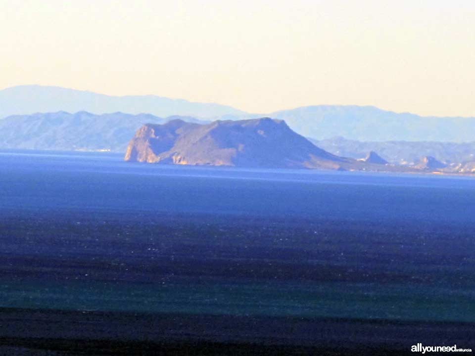 Cabo Tiñoso. Vista de Cabo Cope en Águilas