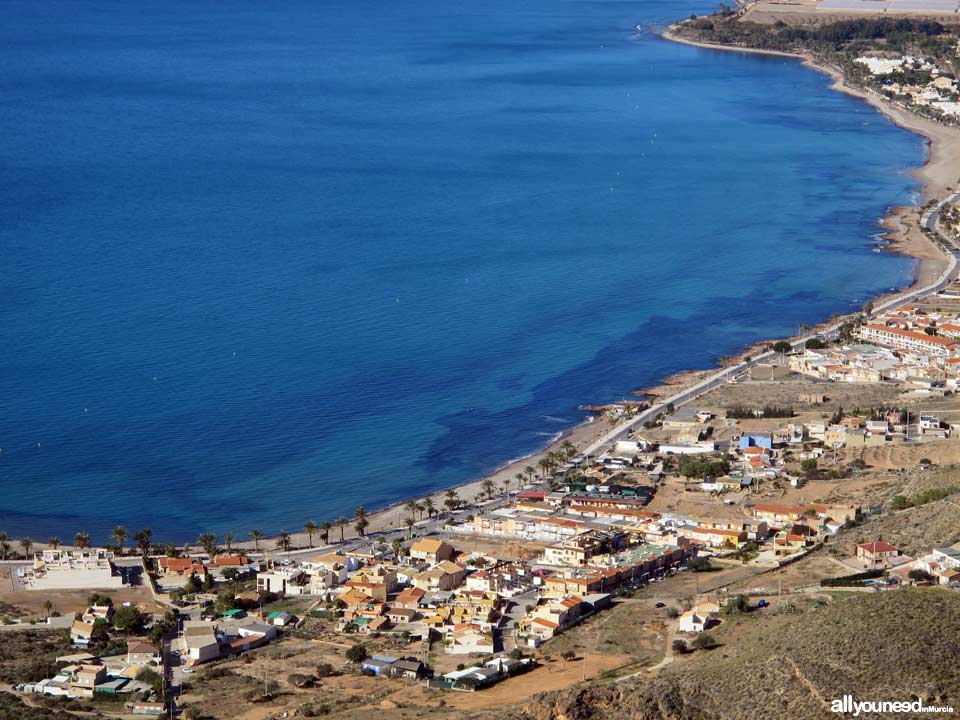 Costa de Mazarrón. Cabo Tiñoso. Vista de la Azohía