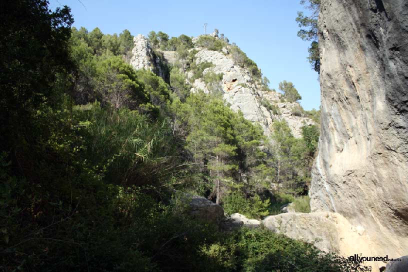 Estrecho de la Puerta y Baños de Somogil en Moratalla