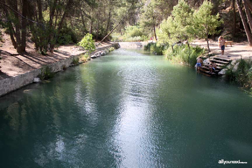 Estrecho de la Puerta y Baños de Somogil en Moratalla