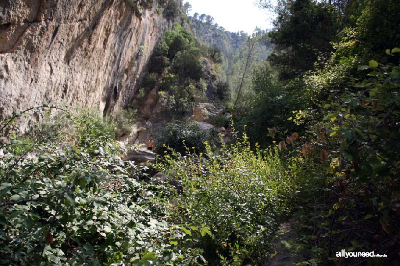 Estrecho de la Puerta y Baños de Somogil en Moratalla