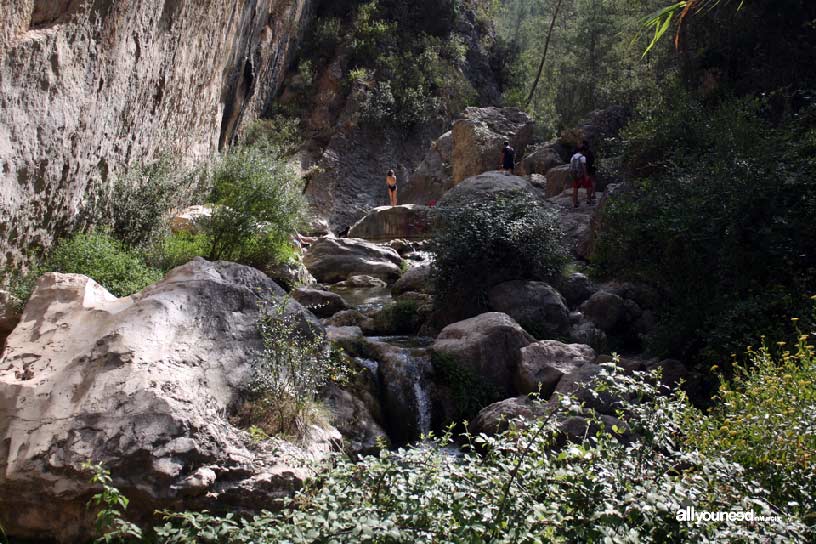 Estrecho de la Puerta y Baños de Somogil en Moratalla