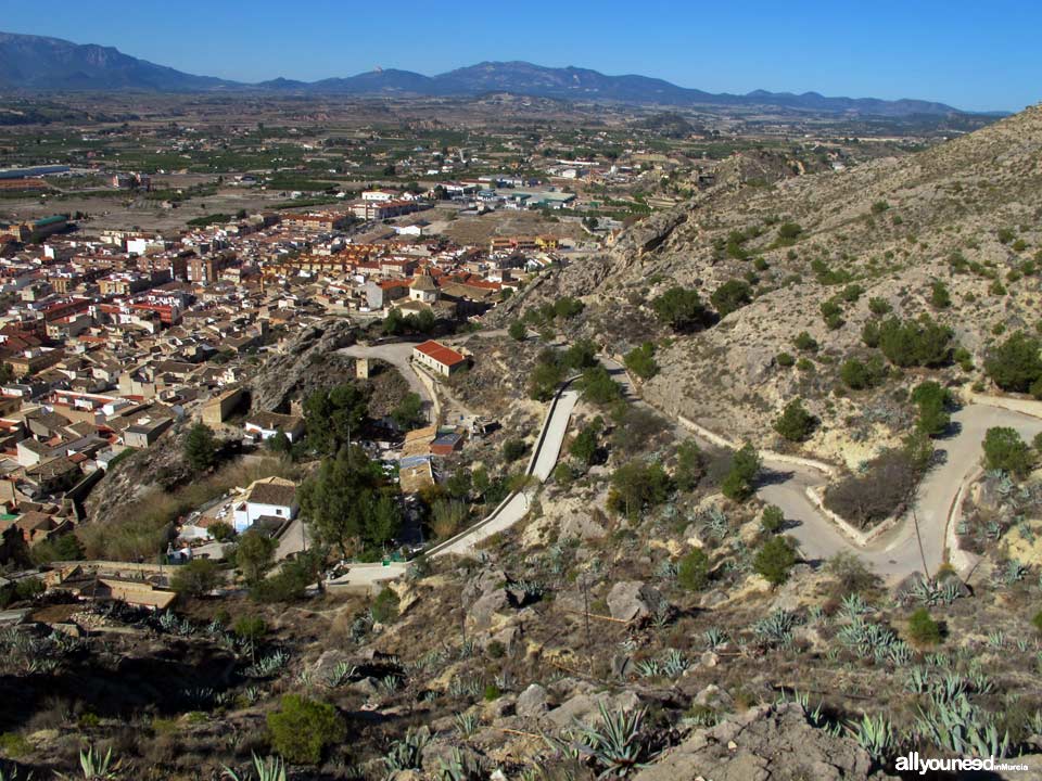 Vélez Castle. Panoramic views from the castle