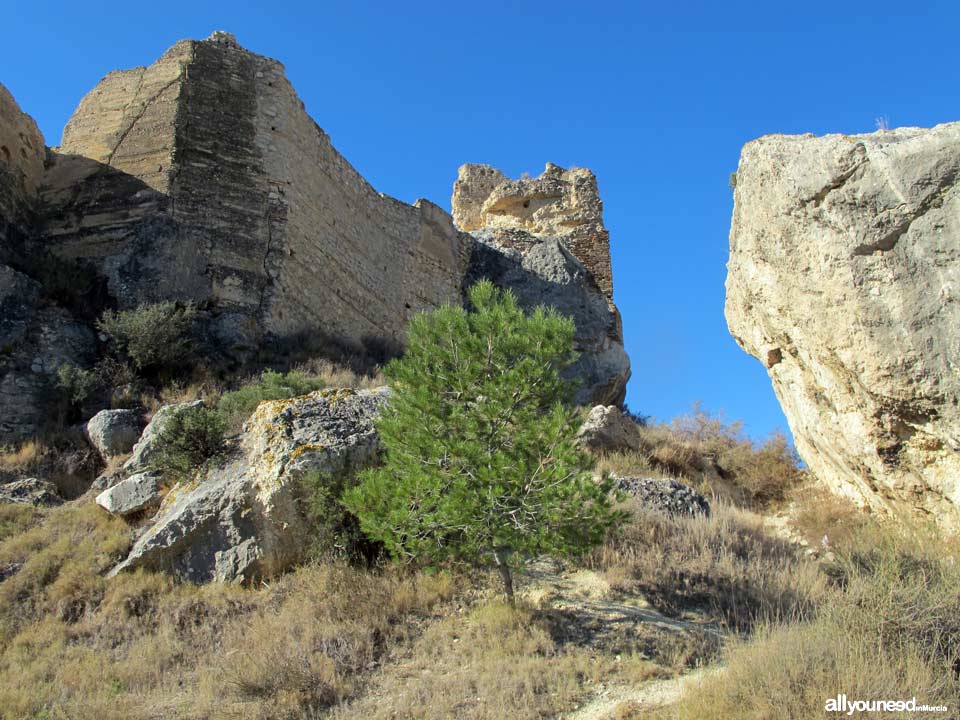 Vélez Castle. Mula in Murcia. Castles of Spain