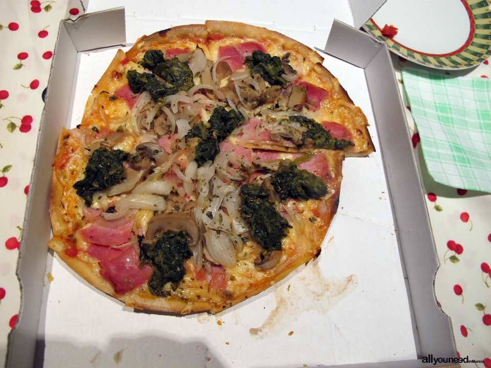 Pizzeria Alemana en Murcia. Pizza en la casa