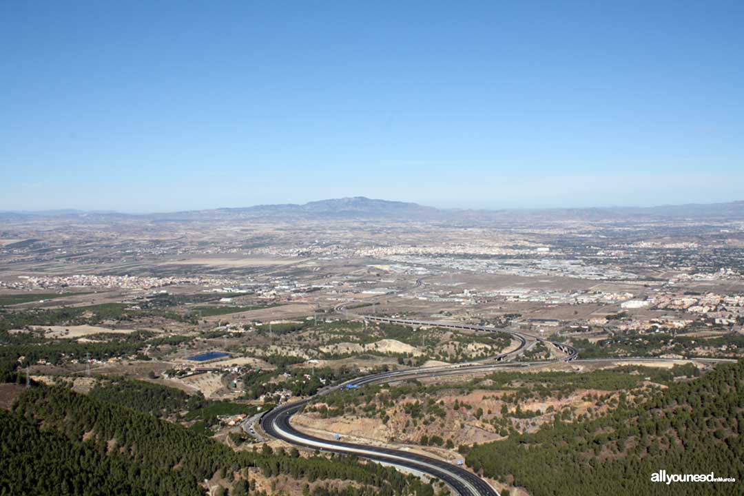 Portazgo Castle Route. Panoramic view