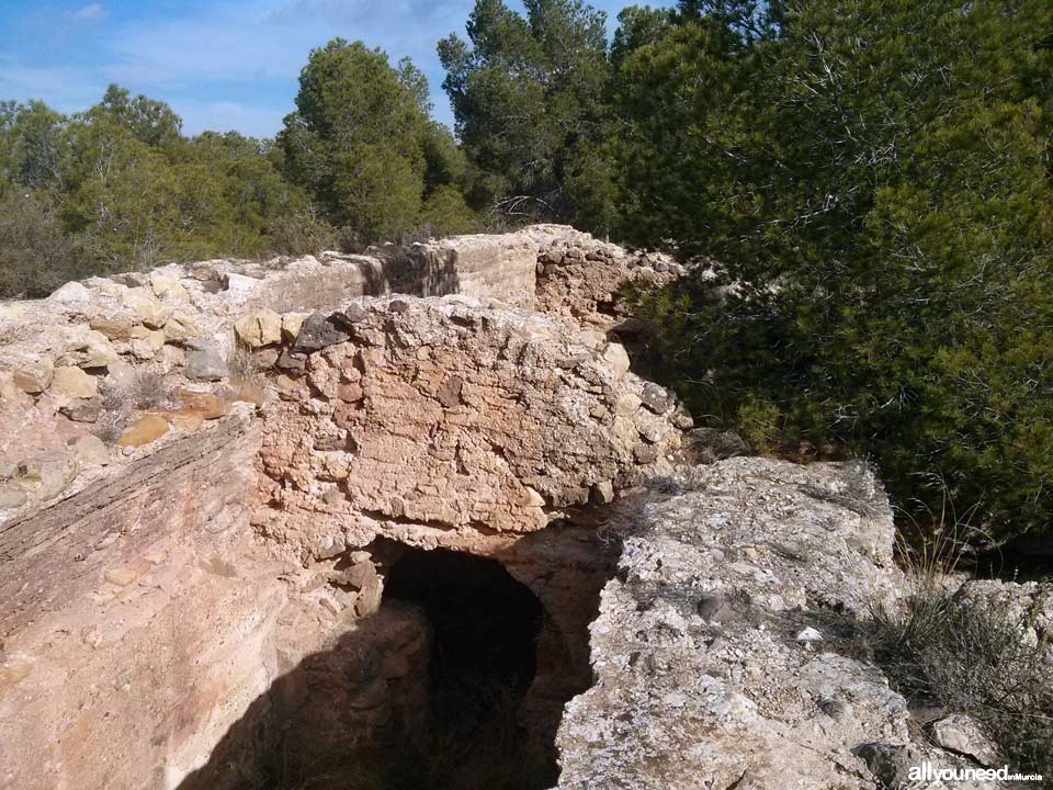 Castillo del Portazgo. Parte alta. Puerto de la Cadena. | Castillos de Murcia