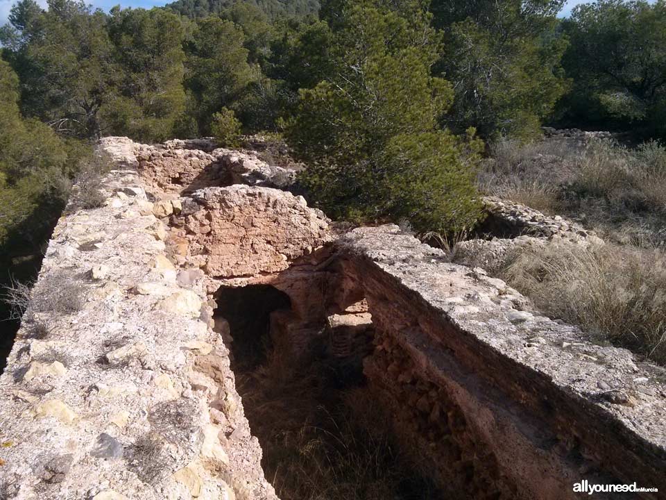 Castillo del Portazgo. Parte alta. Puerto de la Cadena. | Castillos de Murcia