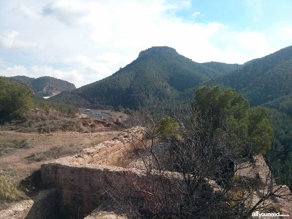 Castillo del Portazgo. Parte alta. Puerto de la Cadena. | Castillos de Murcia