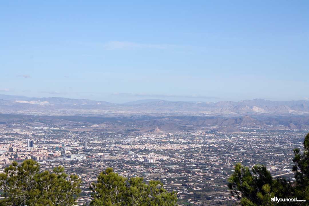 Panorámicas de Murcia. Mirador Barranco del Sordo