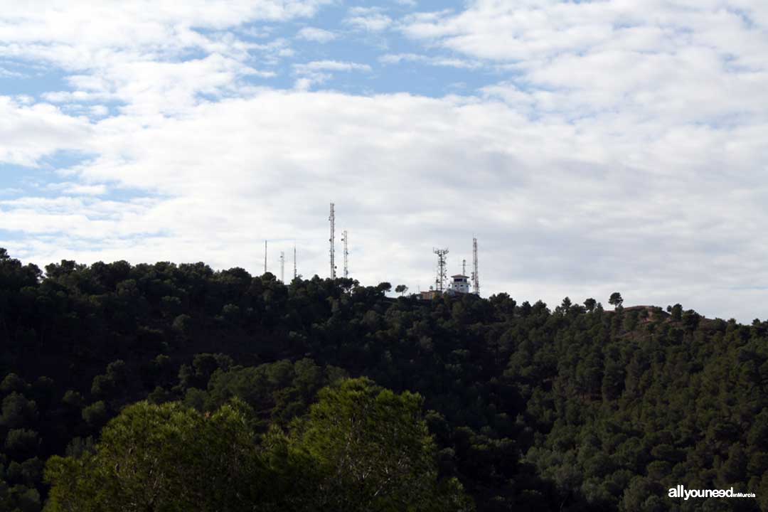 Panorámicas de Murcia. Mirador Barranco del Sordo. Pico del Relojero. Antenas