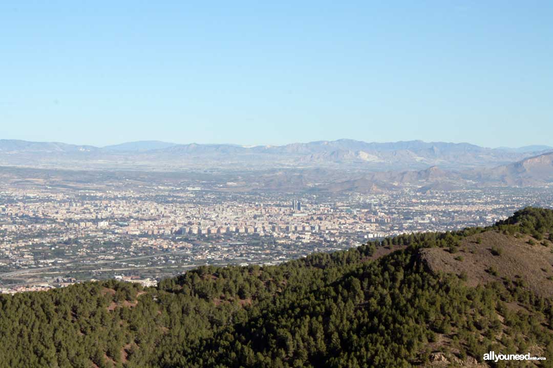 Panorámicas de Murcia. Vistas desde el castillo de la Asomada