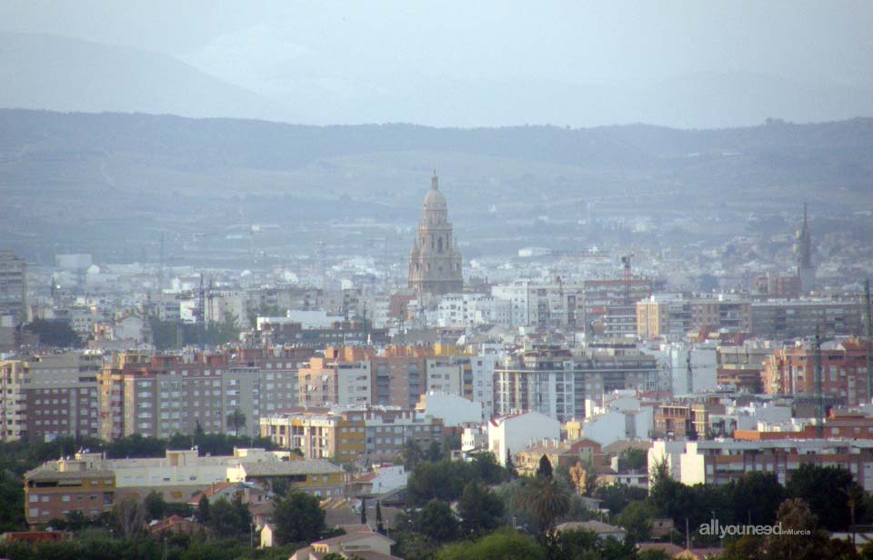 Panorámicas de Murcia. Mirador Santuario de la Fuensanta