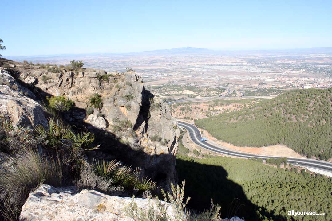 Panorámicas de Murcia. Vistas desde el castillo de la Asomada