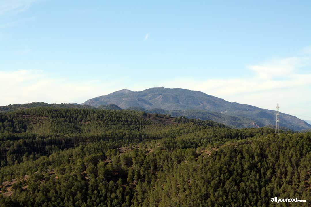 Panorámicas de Murcia. Vistas desde el castillo de la Asomada. Carrascoy