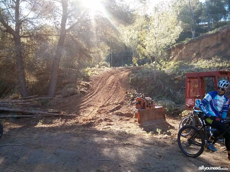 Ruta casa venta los civiles a Pico del Relojero. Tramo sendero PR-MU23