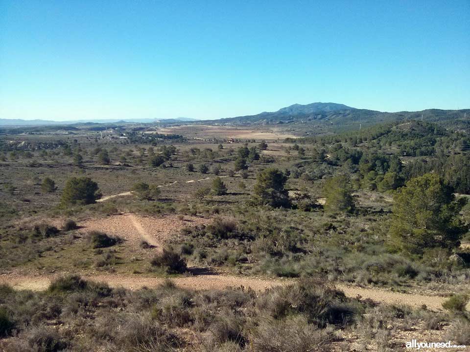 Ruta casa venta los civiles a Pico del Relojero. Tramo sendero PR-MU23