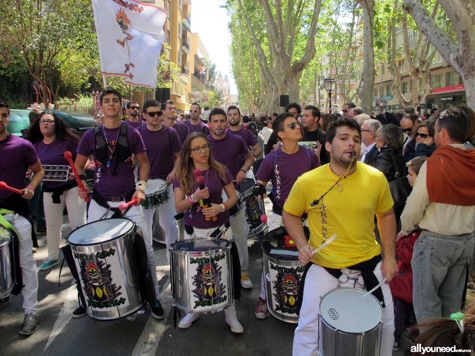 Entierro de la Sardina. Fiestas de Primavera en Murcia.Sábado mañana