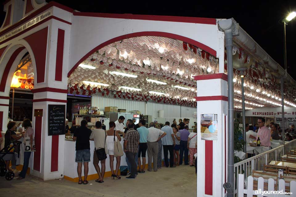 Feria de Septiembre en Murcia. Los Huertos del Malecón