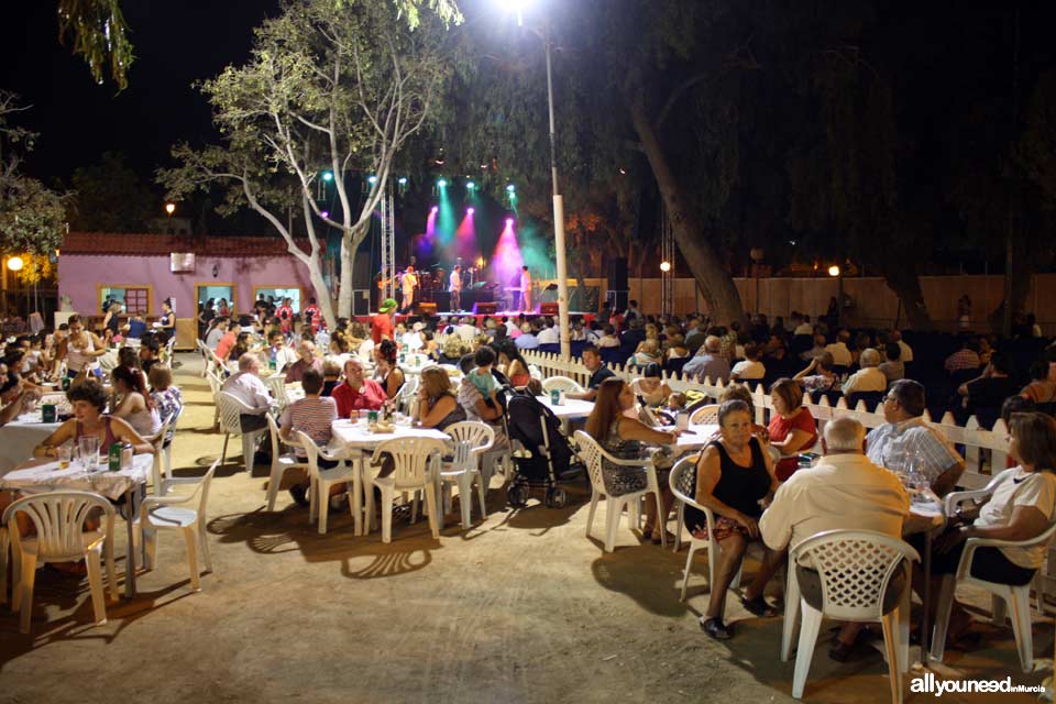 Feria de Septiembre en Murcia. Los Huertos del Malecón