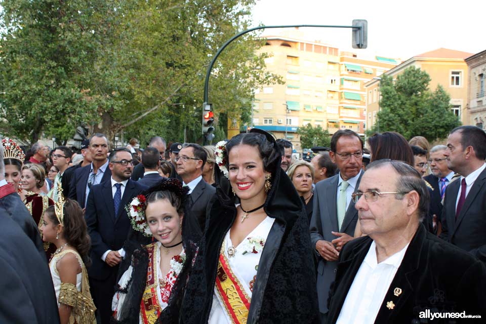 Feria de Septiembre en Murcia. Virgen de la Fuensanta