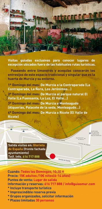 Guiasmur. Visitas guiadas por Murcia