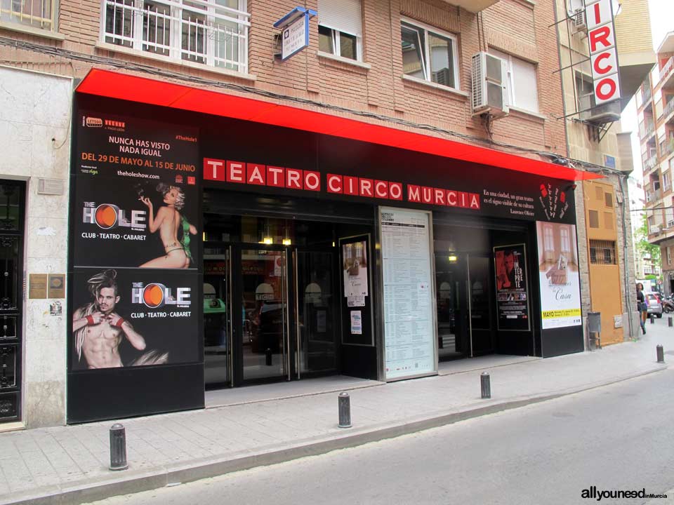 Teatro Circo de Murcia. Obras de Teatro. Programación. Teatros