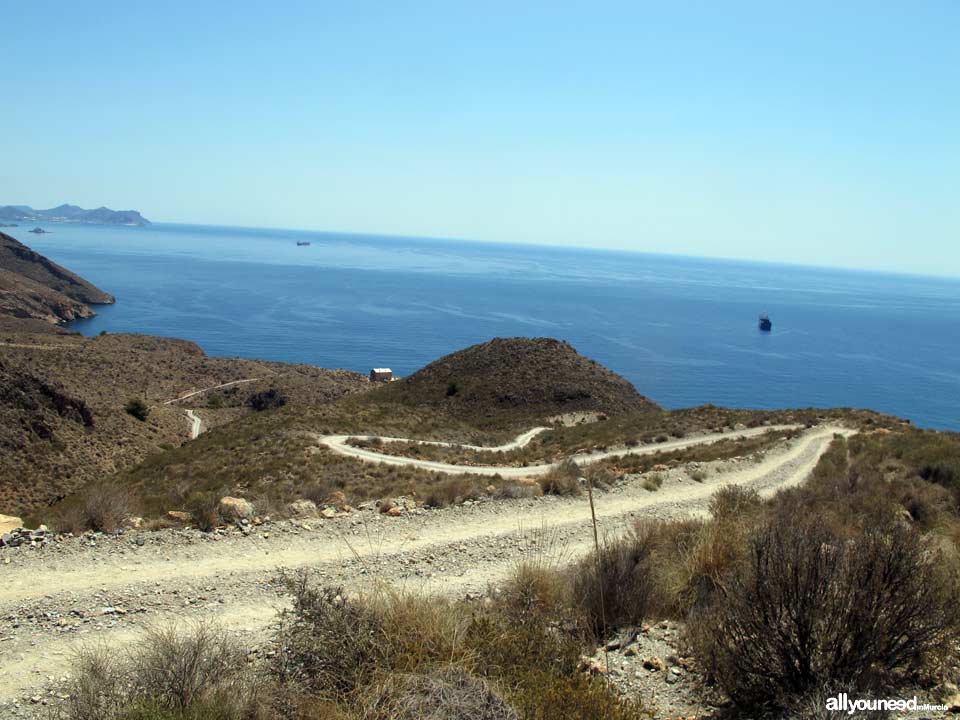 Route to the Coves of Bolete Grande, Boletes and Aguilar. Walk to Bolete cove