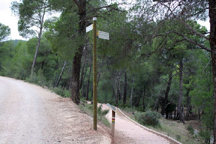 Sendero Ricardo Codorníu. SL-MU1. Comienzo sendero