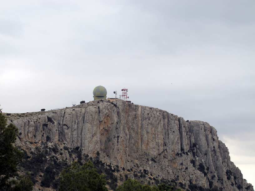 Escuadrón de Vigilancia Aérea -EVA- en Sierra Espuña