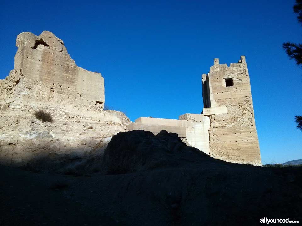 Guide of Castles in Murcia. Pliego Castle. Spain