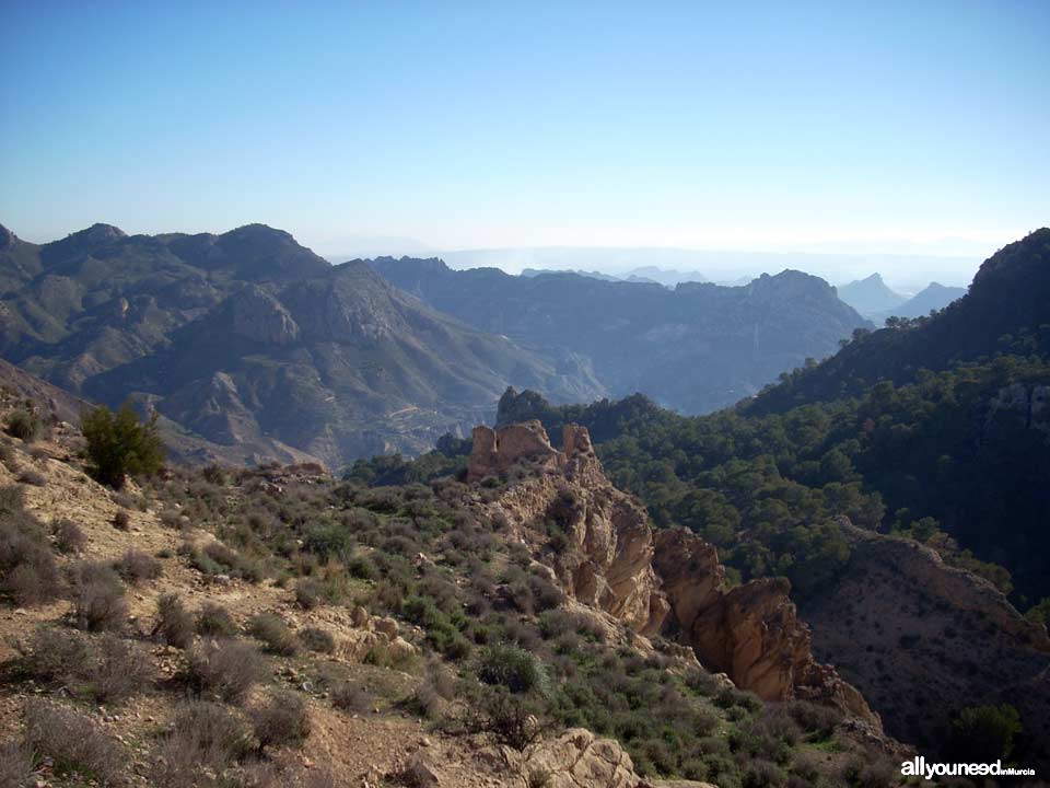 Ricote Castle. Peñascales castle