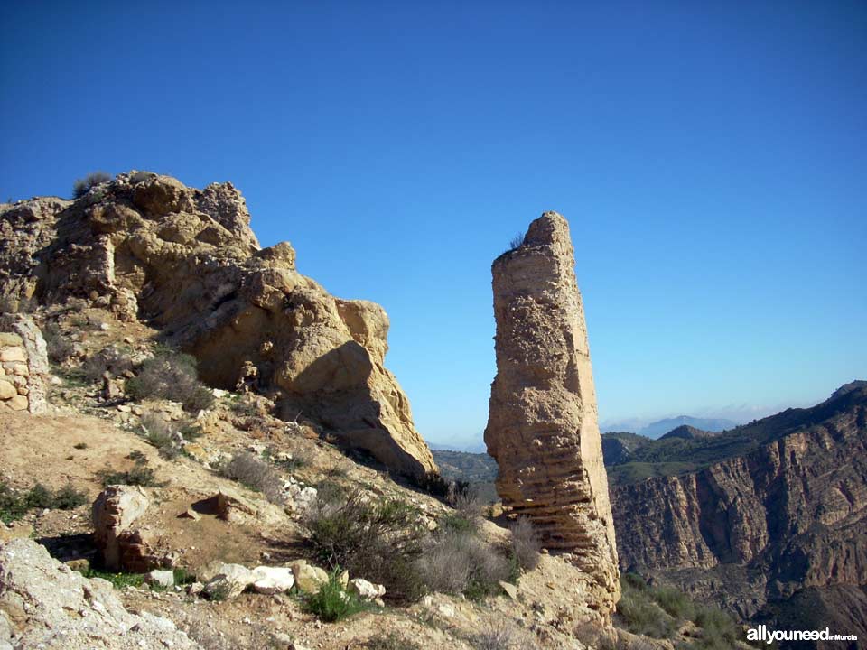 Ricote Castle. Peñascales castle