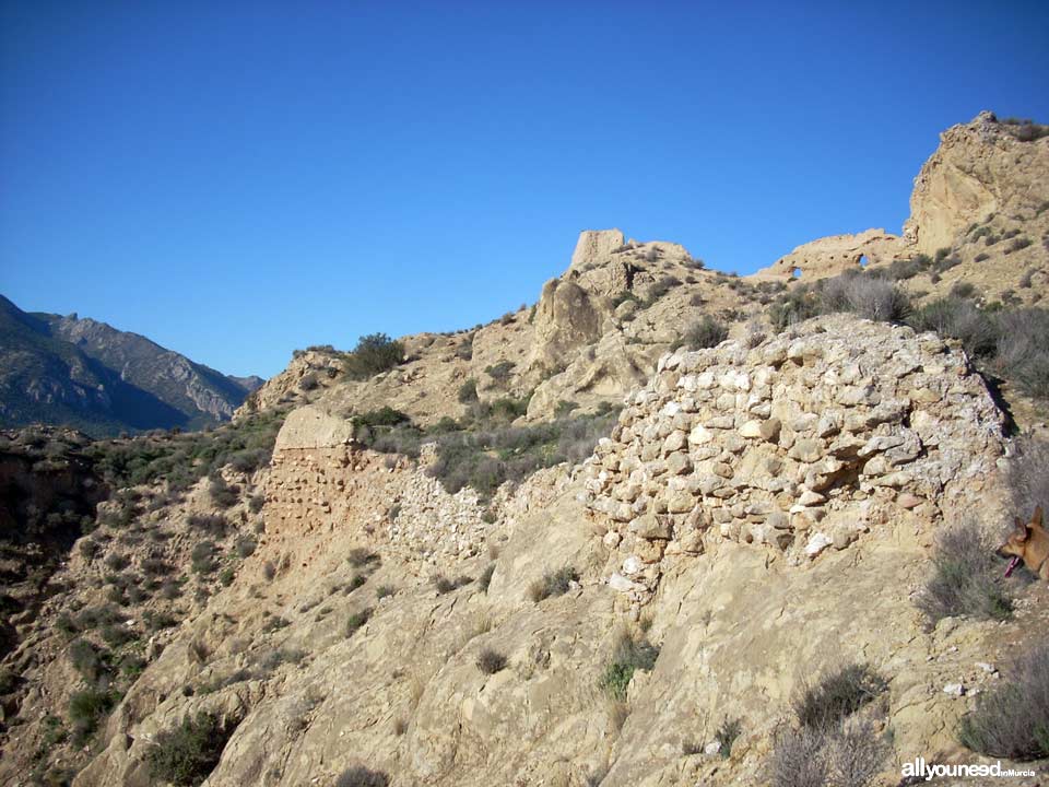 Castillo de Ricote. Castillo de Los Peñascales
