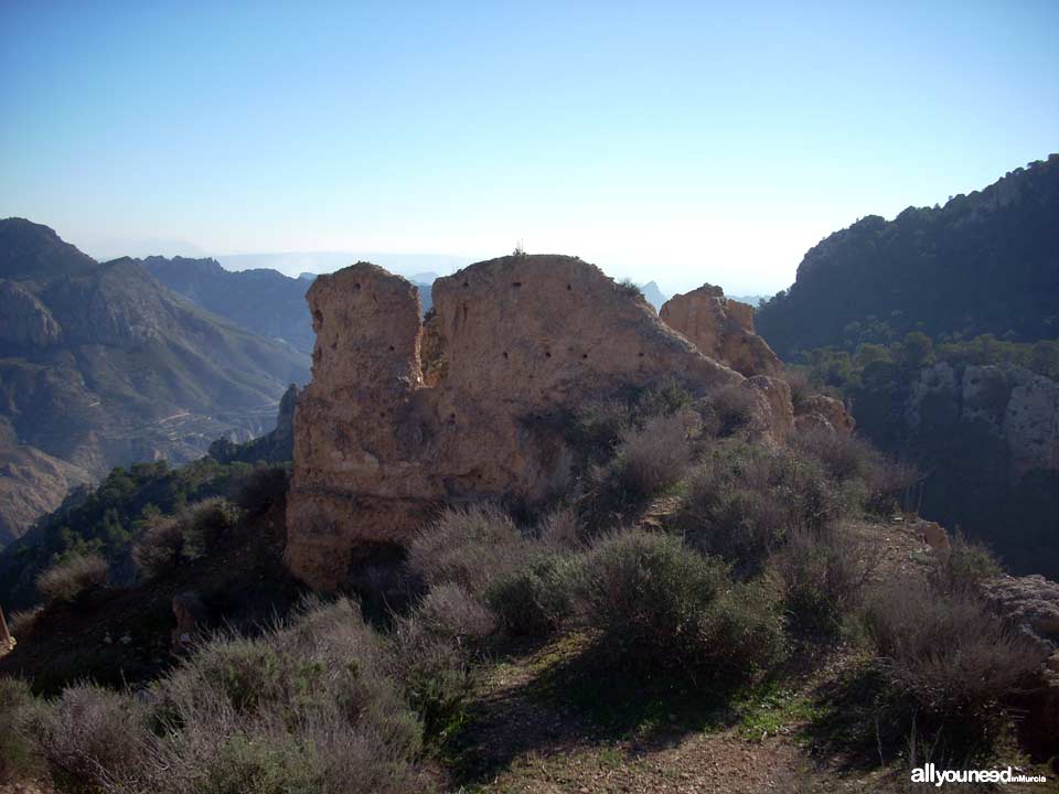 Castillo de Ricote. Castillo de Los Peñascales