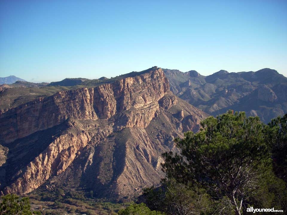 Sendero del Castillo de Ricote. Sencillo sendero con magníficas vistas