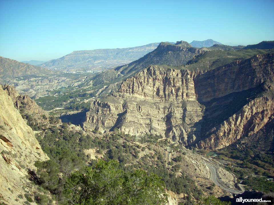 Sendero del Castillo de Ricote. Estrecho del Solvente