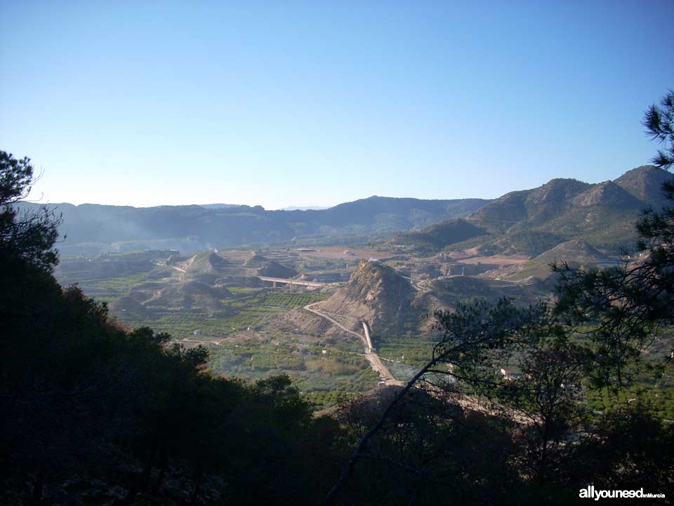 Sendero del Castillo de Ricote. Sencillo sendero con magníficas vistas