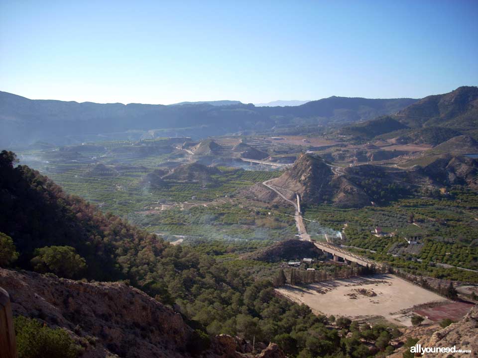 Sendero del Castillo de Ricote. Sencillo sendero con magníficas vistas