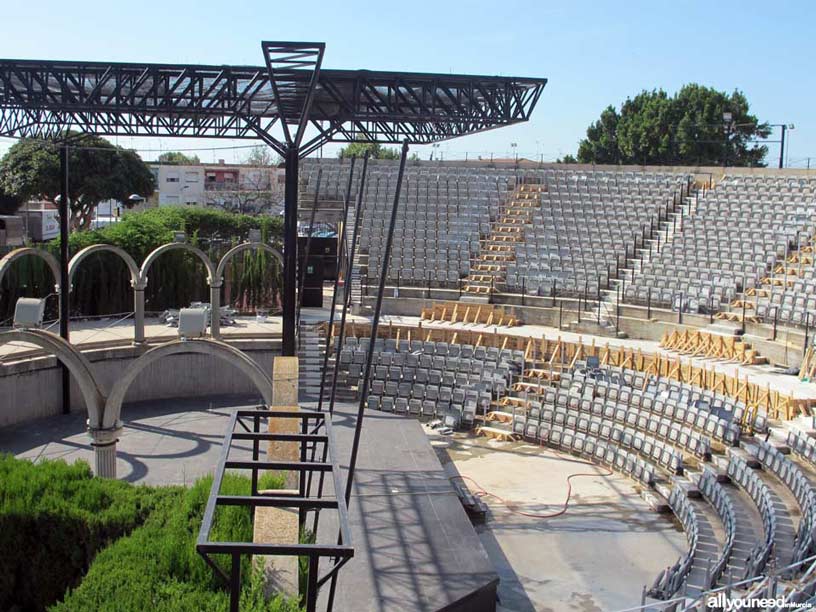 Almansa park Audirorium in San Javier. Murcia