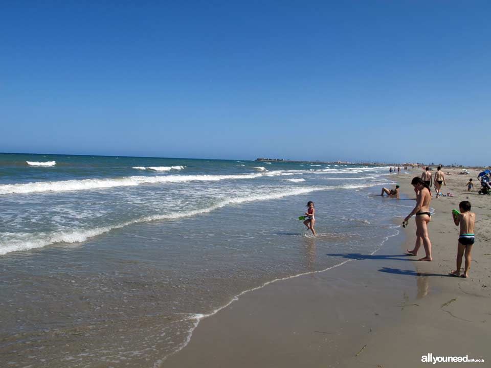 Playa de Torre Derribada. Playas de San Pedro del Pinatar