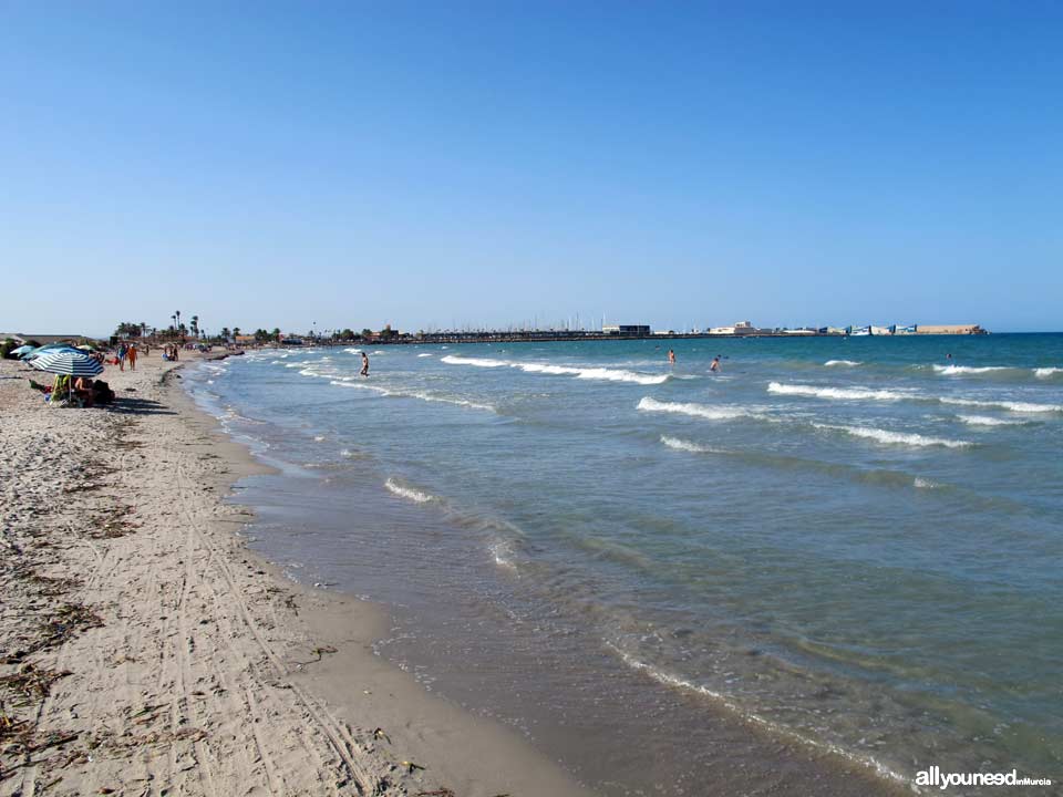 Playa de Las Salinas en San Pedro del Pinatar
