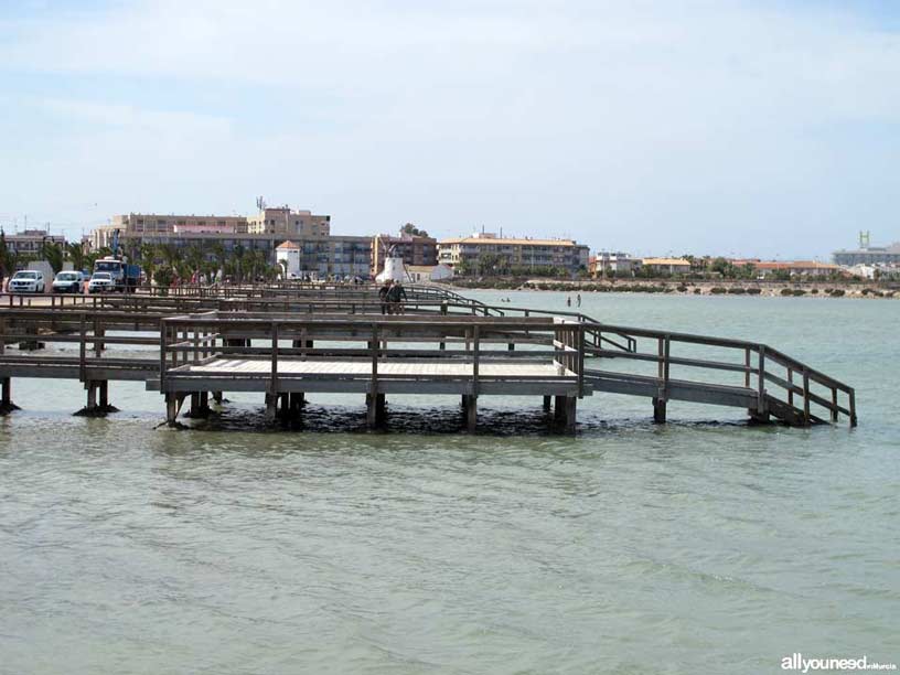 Las Encañizadas path in San Pedro del Pinatar