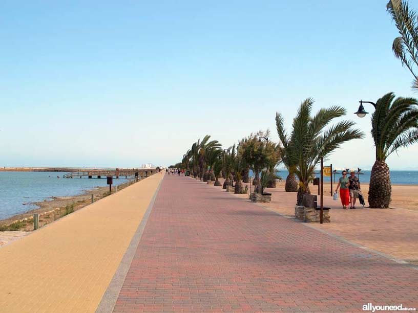 Las Encañizadas path in San Pedro del Pinatar