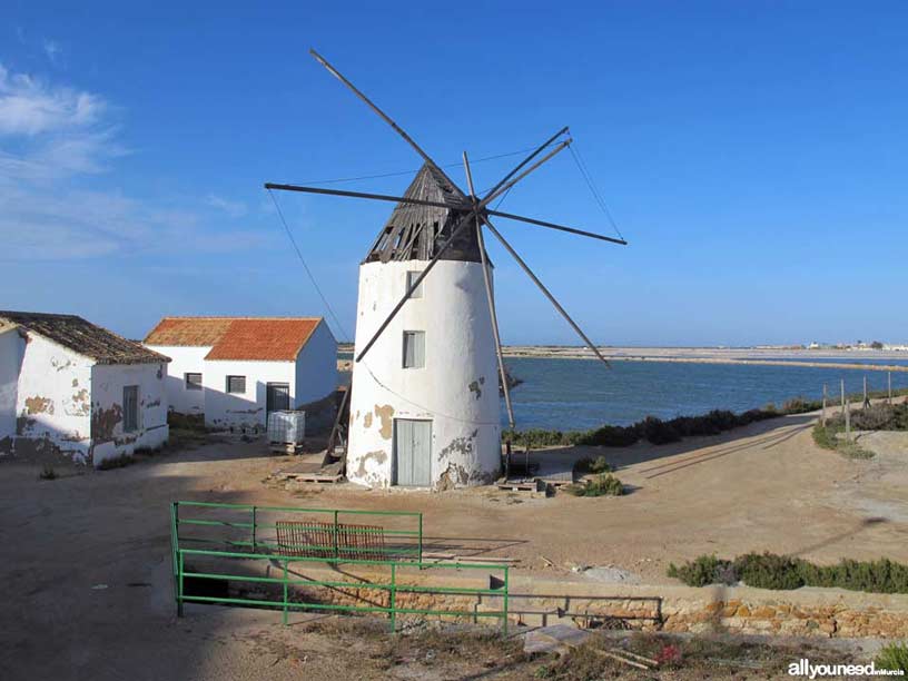 Las Encañizadas path in San Pedro del Pinatar