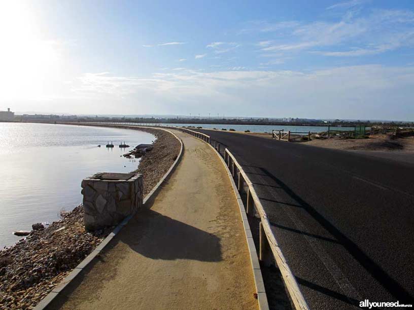 Las Encañizadas path in San Pedro del Pinatar